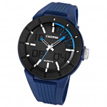 Calypso Herrenuhr PVD schwarz-blau Analog Uhren Kollektion UK5629/3