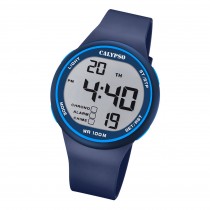 Calypso Herren Armbanduhr Sport K5795/3 Digital Kunststoff blau UK5795/3