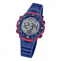 Calypso Damen Herren Armbanduhr K5801/4 Digital Kunststoff dunkelblau UK5801/4