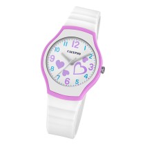 Calypso Jugend Armbanduhr Junior K5806/1 Analog Kunststoff weiß UK5806/1