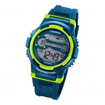 Calypso Jugend Armbanduhr K5808/3 Digital Kunststoff blau hellgrün UK5808/3