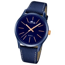 LOTUS Herren-Uhr - Minimalist - Analog - Quarz - Leder/Textil - UL18166/2