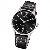 Lotus Herrenuhr Leder schwarz Lotus Classic Armbanduhr UL18954/3