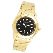 Oozoo Damen Armbanduhr Timepieces Analog Edelstahl gold UOC11148
