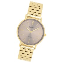 Oozoo Damen Armbanduhr OOZOO Vintage Analog Metallband gold UOC20408