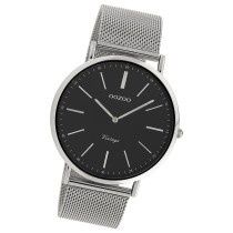 Oozoo Damen Armbanduhr Timepieces Analog Metall silber UOC9895A