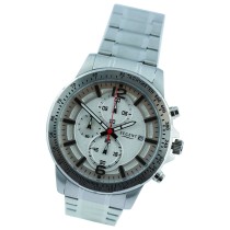 Regent Herren Armbanduhr Chronograph Metallarmband silber UR1152507