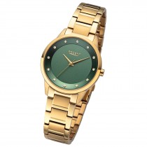 Regent Damen Armbanduhr Analog Metallarmband gold UR2212808
