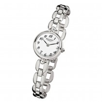 Regent Damen-Armbanduhr F-1401 Mineralglas Quarz Edelstahl silber URF802
