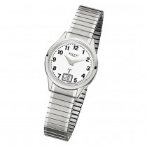 Regent Damen-Armbanduhr 32-FR-210 Funkuhr Edelstahl-Armband silber URFR210