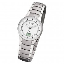 Regent Damen Armbanduhr Analog-Digital FR-262 Funk-Uhr Metall silber URFR262