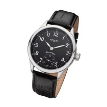 Regent Herren Armbanduhr Analog GM-2201 Handaufzug Lederband schwarz URGM2119