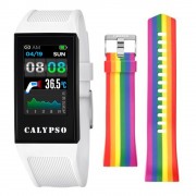 Calypso Fitness Tracker Smartime K8500-1 Smartwatch weiß, hellblau TCK8500-1