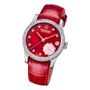 Candino Damen Armbanduhr Elegance C4721/2 Analog Leder rot UC4721/2