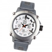 Ene Watch Modell 110 steel/grau, 51mm, Nylon-Armband UE72418