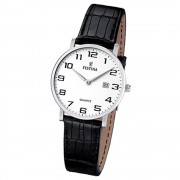 FESTINA Damen-Armbanduhr analog Quarz Leder Klassik Uhr UF16477/1