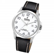 Festina Herrenuhr Swiss Made Armbanduhr Leder schwarz UF20025/1