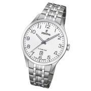 Festina Herren Armbanduhr Klassik F20466/1 Quarz Titan silber UF20466/1