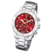 Festina Damenuhr Boyfriend F20603/2 Armbanduhr Edelstahl silber UF20603/2