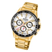 Festina Herrenuhr Timeless Chronograph Armbanduhr Edelstahl gold UF20634/1