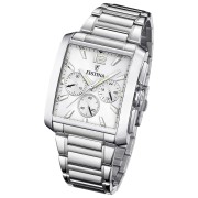 Festina Herrenuhr Timeless Chronograph Armbanduhr Edelstahl silber UF20635/1