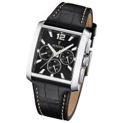 Festina Herrenuhr Timeless Chronograph Armbanduhr Leder schwarz UF20636/4