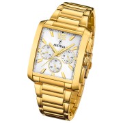 Festina Herrenuhr Timeless Chronograph Armbanduhr Edelstahl gold UF20638/1