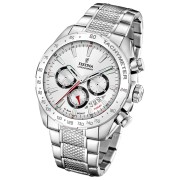 Festina Herrenuhr Timeless Chronograph Armbanduhr Edelstahl silber UF20668/1