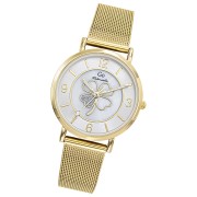 Girl Only GO Damen Armbanduhr Mademoiselle Quarz-Uhr Edelstahl gold UGO695642