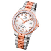 Jaguar Damen Armbanduhr Cosmopolitan J894/1 Analog Edelstahl silber rose UJ894/1