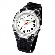 CALYPSO Herren-Armbanduhr Sport analog Quarz-Uhr PU schwarz UK5560/4