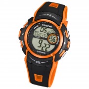 Calypso Herrenuhr Kautschuk schwarz orange Calypso Digital Armbanduhr UK5610/7
