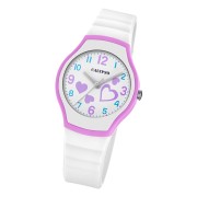 Calypso Jugend Armbanduhr Junior K5806/1 Analog Kunststoff weiß UK5806/1