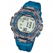 Calypso Herrenuhr Kunststoff blau Calypso Digital Armbanduhr UK5816/1