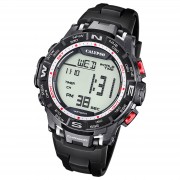 Calypso Herrenuhr Kunststoff schwarz Calypso Digital Armbanduhr UK5816/4