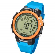 Calypso Herrenuhr Kunststoff blau Calypso Digital Armbanduhr UK5817/2