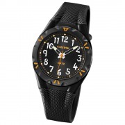 CALYPSO Damen-Armbanduhr Fashion analog Quarz-Uhr PU schwarz UK6064/6