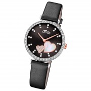 Lotus Damenuhr Bliss Armbanduhr Leder schwarz UL18618/4