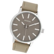 Oozoo Damen Armbanduhr Timepieces Analog Leder taupe hellbraun UOC10032