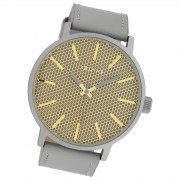 Oozoo Damen Armbanduhr Timepieces Analog Leder grau UOC10036