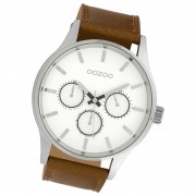 Oozoo Herren Armbanduhr Timepieces Analog Leder braun UOC10045