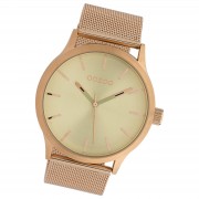 Oozoo Damen Armbanduhr Timepieces Analog Metall rosegold UOC10054