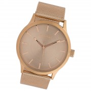 Oozoo Damen Armbanduhr Timepieces Analog Metall rosegold UOC10057