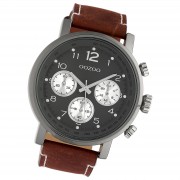 Oozoo Herren Armbanduhr Timepieces Analog Textil braun UOC10061