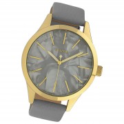 Oozoo Damen Armbanduhr Timepieces Analog Textil grau UOC10071