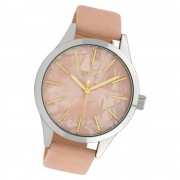 Oozoo Damen Armbanduhr Timepieces C10072 Quarzwerk Leder rosa UOC10072