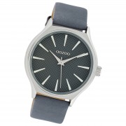 Oozoo Damen Armbanduhr Timepieces Analog Leder dunkelblau UOC10107