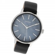Oozoo Damen Armbanduhr Timepieces Analog Leder schwarz UOC10119