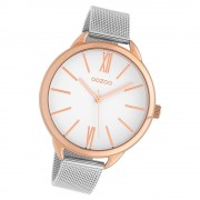 Oozoo Damen Armbanduhr Timepieces C10133 Quarz Stahl silber UOC10133