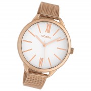 Oozoo Damen Armbanduhr Timepieces Analog Metall rosegold UOC10135